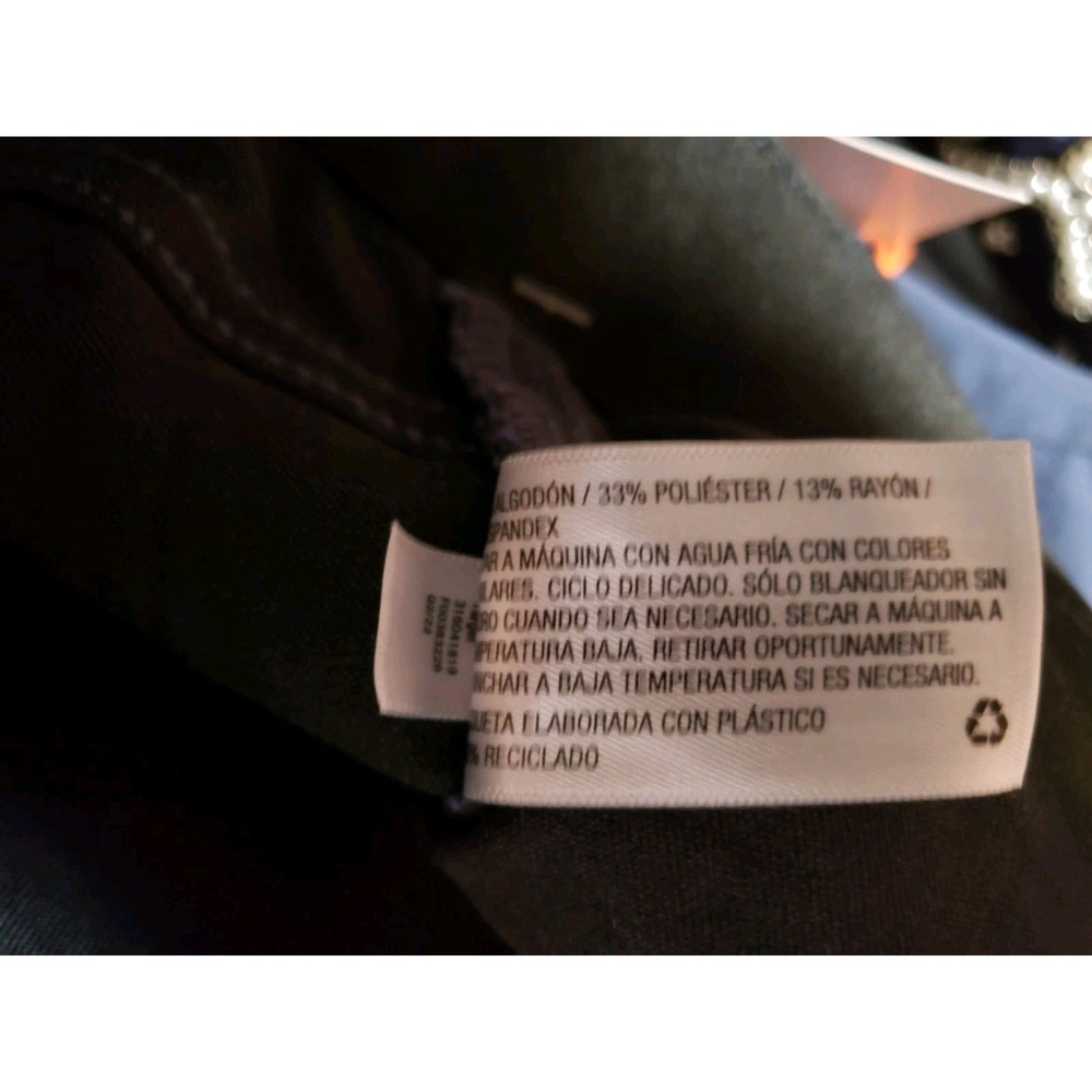 Women's Knox Rose Skinny Ankle Barrel Navy Pants Size 16W (H407) - Picture 5 of 5